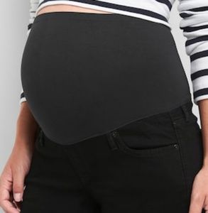 Like New Gap Maternity True Skinny Black Denim